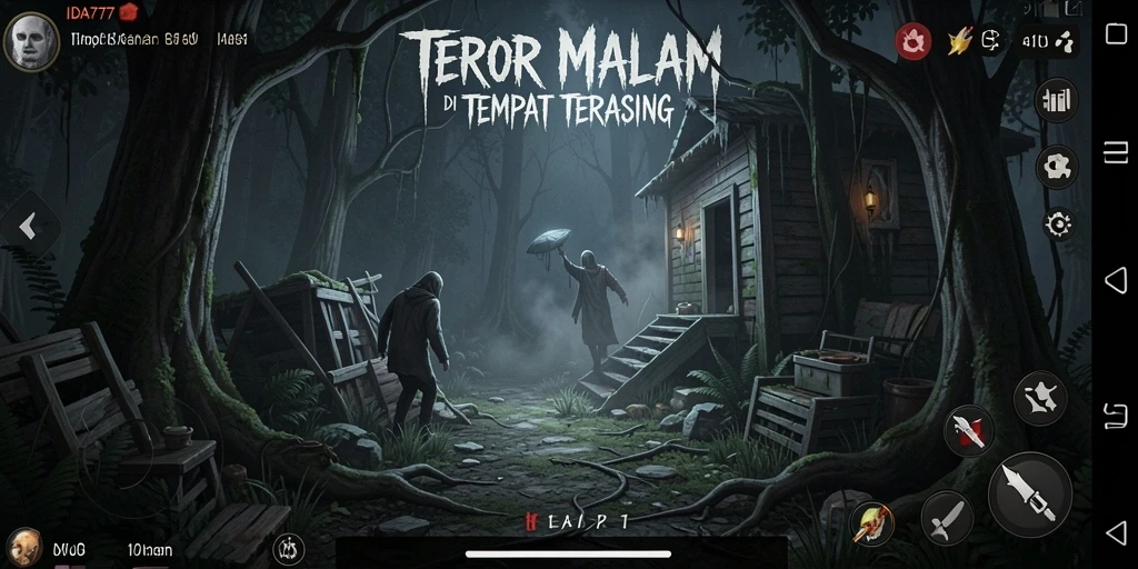 Screenshot IDA777 menampilkan suasana mencekam dan gameplay yang seru.