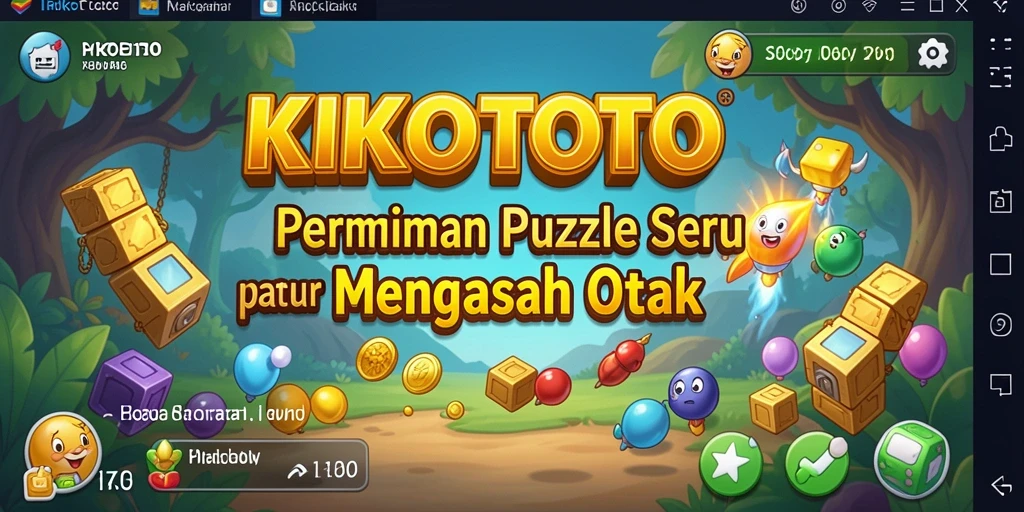 Tampilan gameplay KIKOTOTO yang menarik dan penuh tantangan.