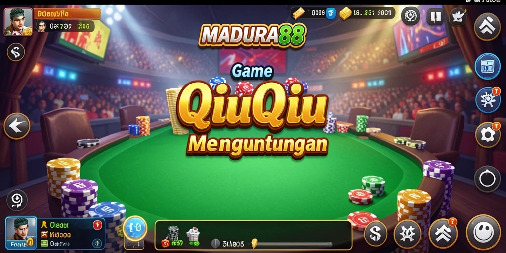 Tampilan seru gameplay QiuQiu di MADURA88.