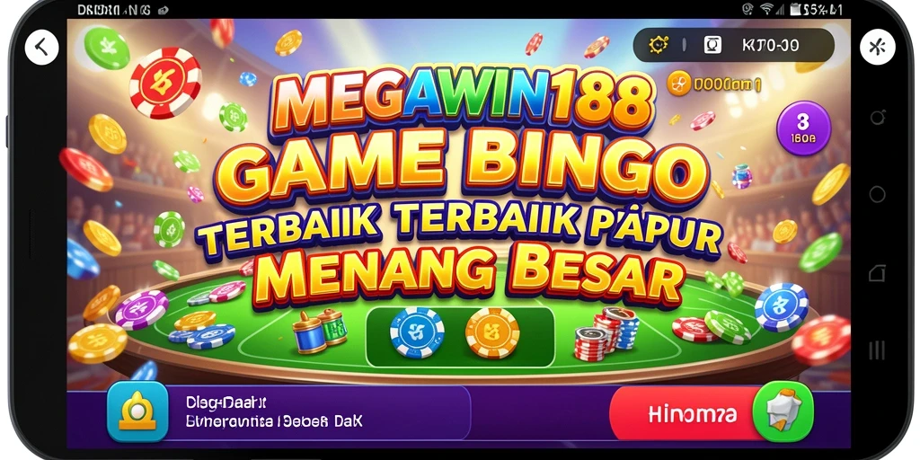 Tampilan gameplay seru di MEGAWIN188 dengan variasi Bingo.